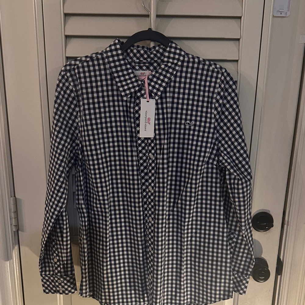 Vineyard Vines Deep Bay Gingham Shirt